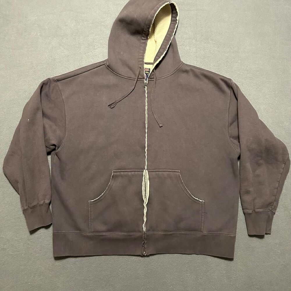 Jansport Men's Brown and Black Hoodie